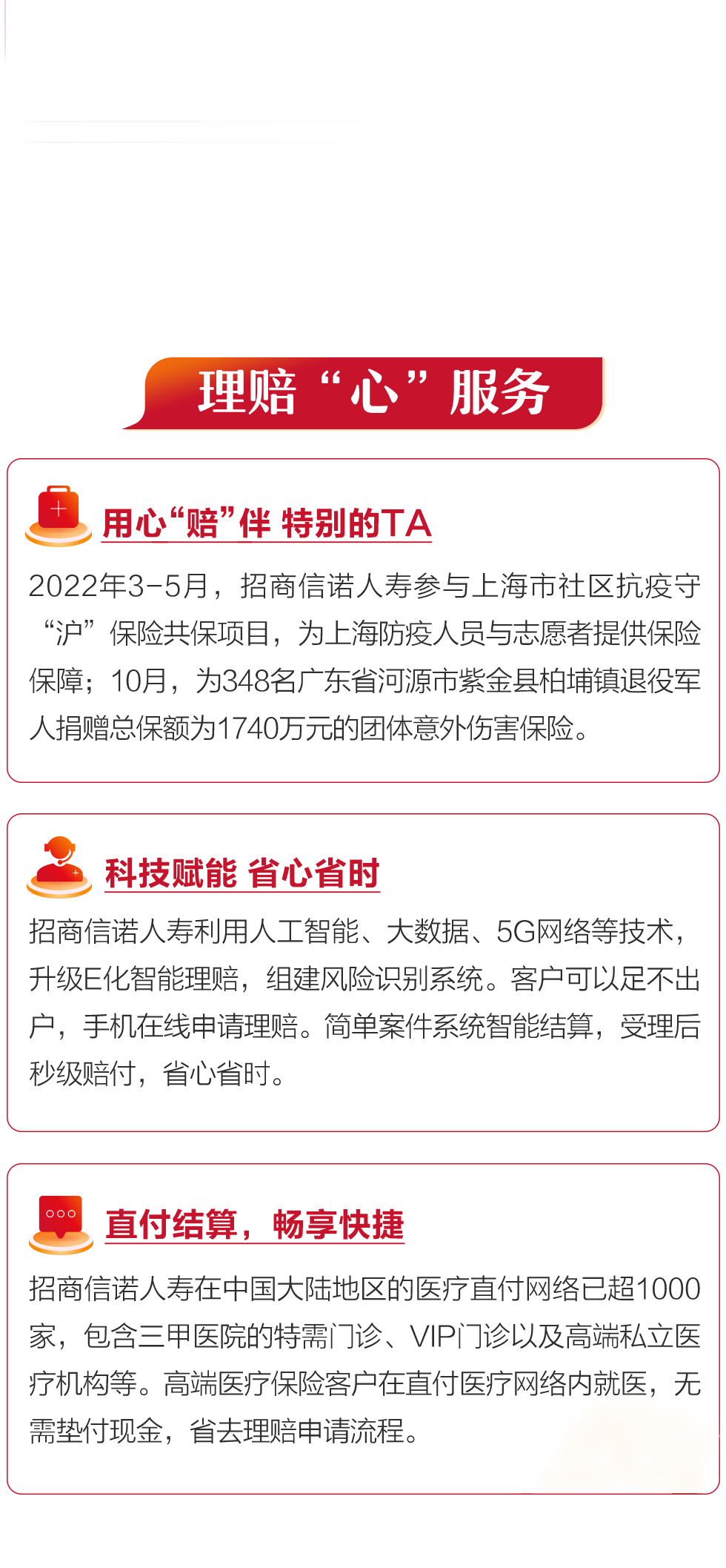 2022招商信诺理赔年报