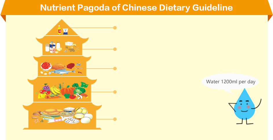 Nutrient Pagoda of Chinese Dietary Guideline